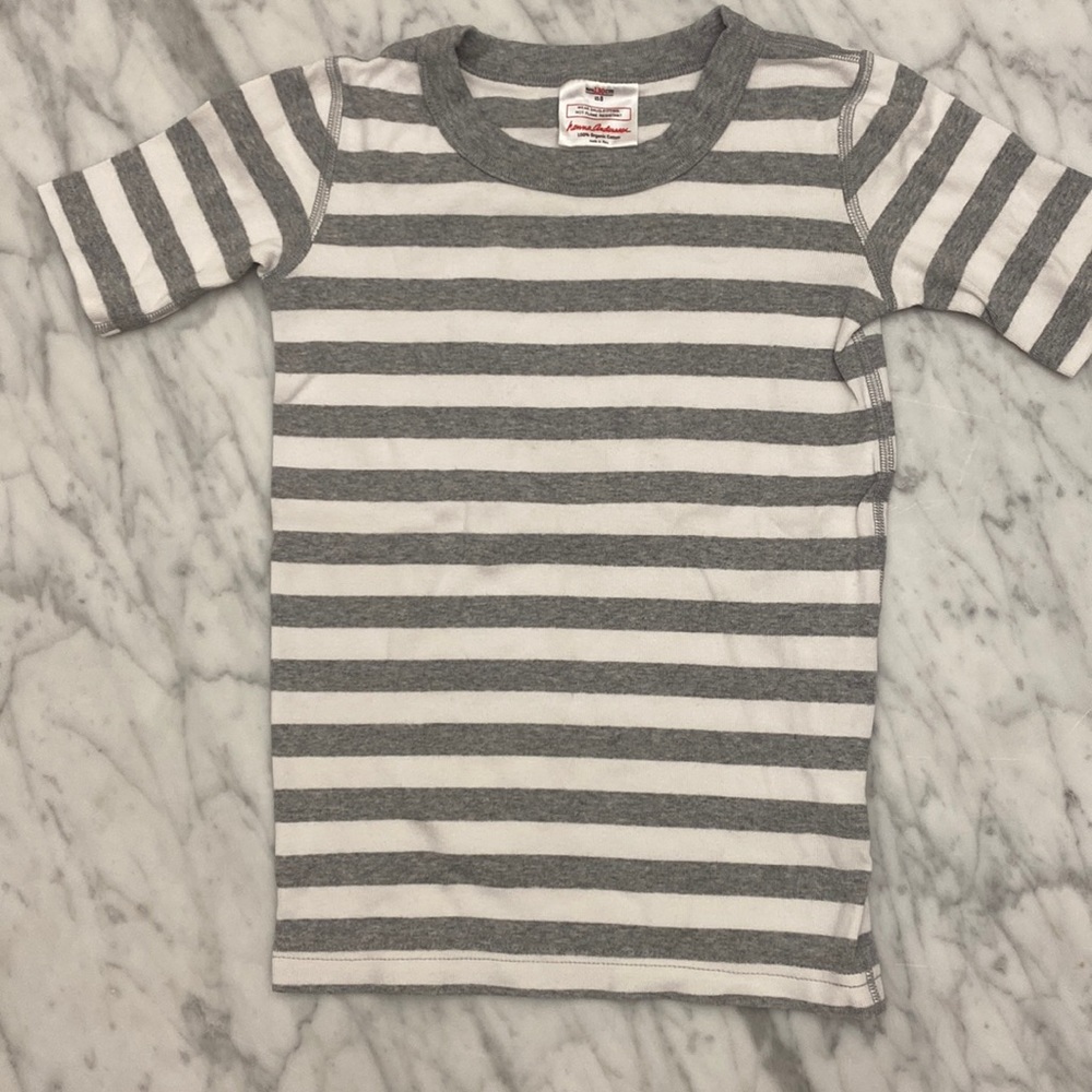 NWOT Hanna Andersson short sleeved PJ shirt/100.% organic cotton sz 130 (SZ 8 )